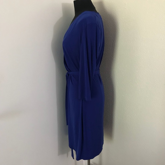 ABstudio Blue V-neck Dress. Size XL. - Picture 5 of 8